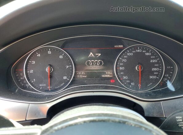 WAU3GAFC4GN052869 2016 AUDI A7 White 