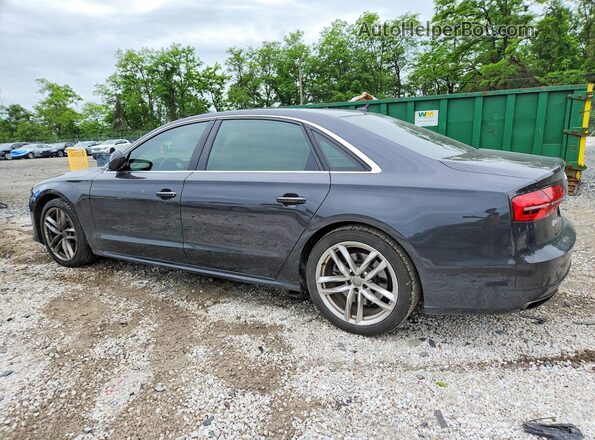 WAU43AFD6GN010115 2016 AUDI A8 Black Հետևի ձախ