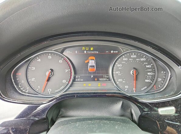 WAU43AFD6GN010115 2016 AUDI A8 Black Սարքավորումների վահանակի տեսք