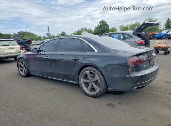 WAU43AFD8GN008141 2016 AUDI A8 Black Trasero izquierdo