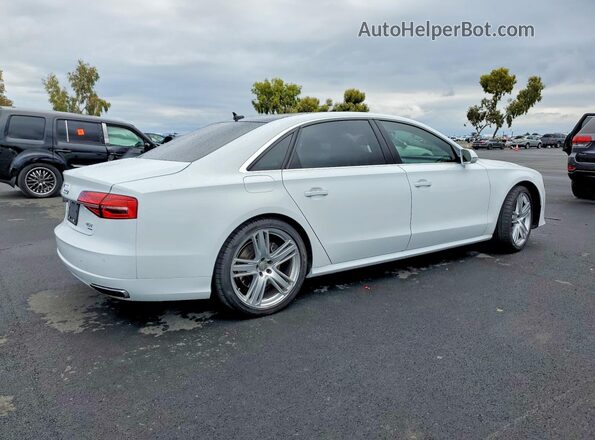 WAU43AFD9GN011940 2016 AUDI A8 White Trasero derecho