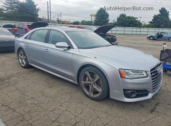 WAU44AFD0JN000149 2018 AUDI A8 Silver 