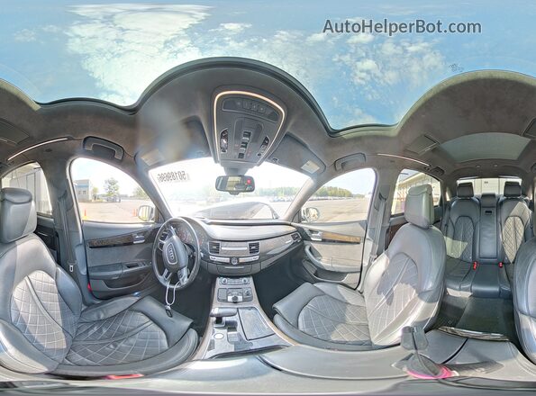 WAU44AFD6HN017127 2017 AUDI A8 White Widok naklejki z numerem VIN