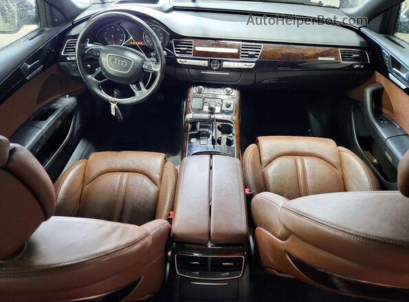 WAU44AFD7HN019758 2017 AUDI A8 Blue Vista del salpicadero
