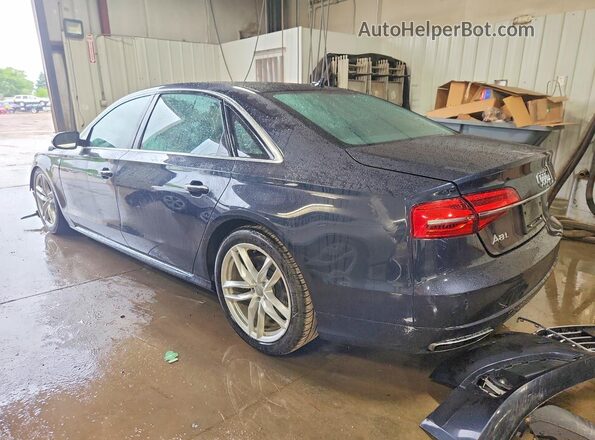 WAU44AFD7HN019758 2017 AUDI A8 Blue Trasero izquierdo