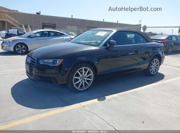 WAU67LFF9G1003242 2016 AUDI A3 Black Front left