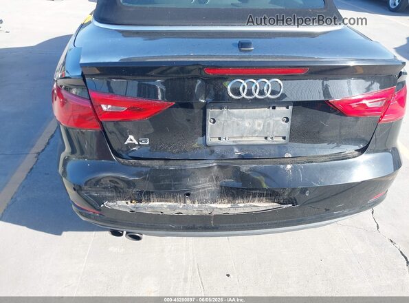 WAU67LFF9G1003242 2016 AUDI A3 Black Front view
