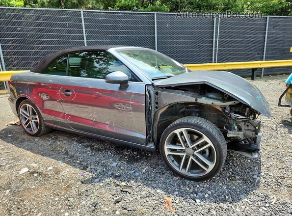 WAU6ULFF3H1032133 2017 AUDI A3 Gray Передня права чверть