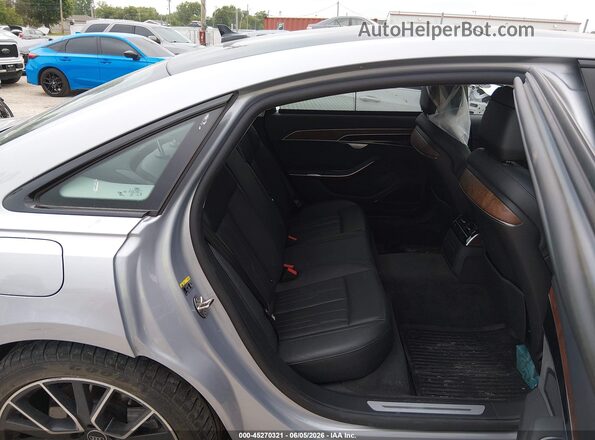 WAU8DAF80MN012357 2021 AUDI OTHER Silver VIN կոդի պիտակի տեսք