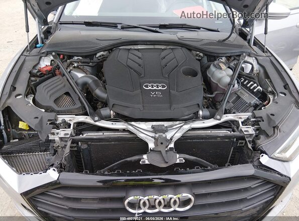 WAU8DAF80MN012357 2021 AUDI OTHER Silver Հետևի տեսք