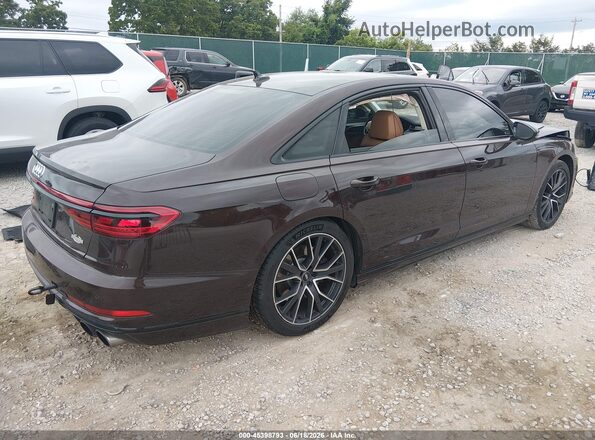 WAU8SAF84LN007005 2020 AUDI S8 Maroon Tył prawy