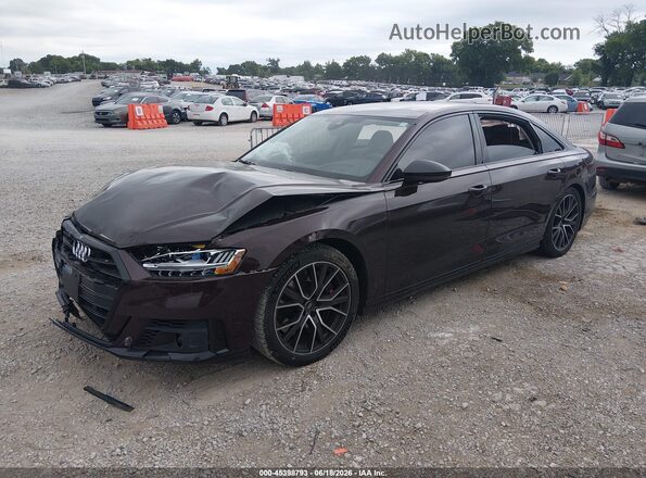 WAU8SAF84LN007005 2020 AUDI S8 Maroon Przód lewy