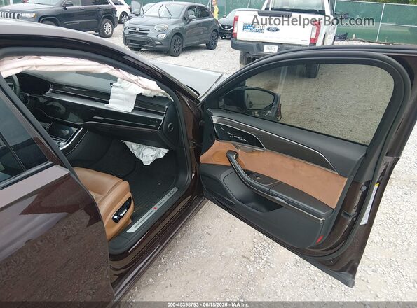 WAU8SAF84LN007005 2020 AUDI S8 Maroon Widok wnętrza z przodu