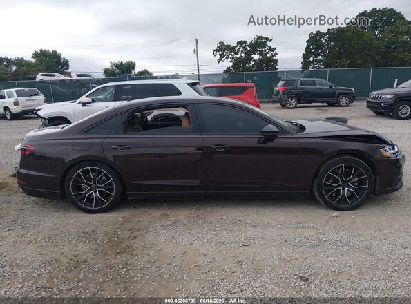 WAU8SAF84LN007005 2020 AUDI S8 Maroon Widok wnętrza 360 stopni