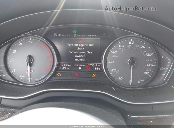 WAUA4AF49PA013985 2023 AUDI S4 Gray უკანა სავარძლების ხედი