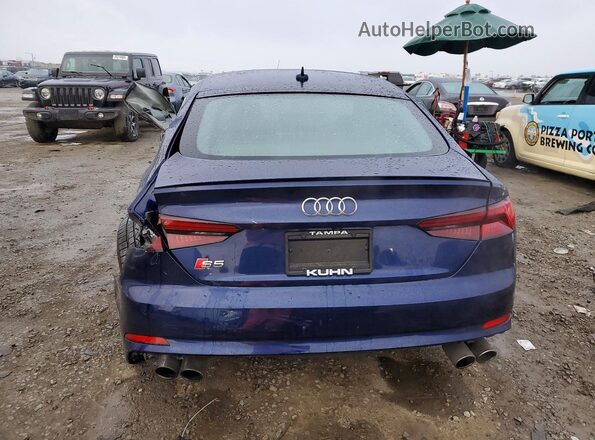 WAUA4CF50KA003553 2019 AUDI S5 Blue უკანა ხედი