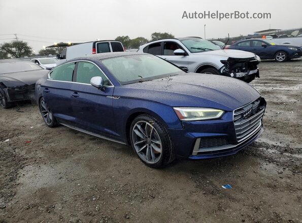 WAUA4CF50KA003553 2019 AUDI S5 Blue წინა მარჯვენა