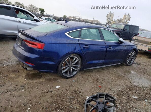 WAUA4CF50KA003553 2019 AUDI S5 Blue უკანა მარჯვენა