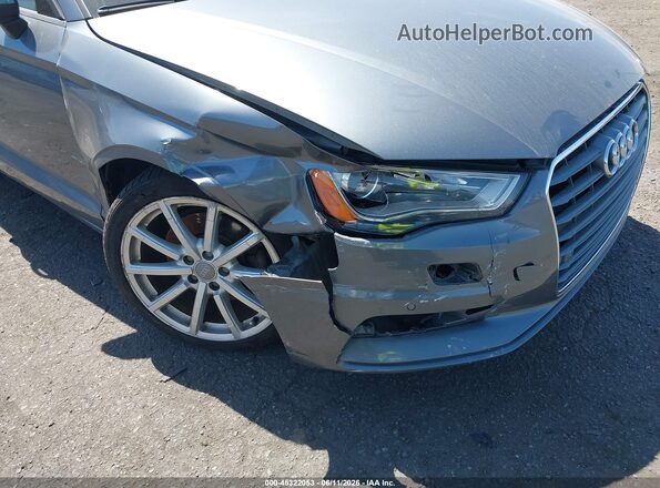 WAUA7GFF1G1039976 2016 AUDI A3 Gray წინა ხედი