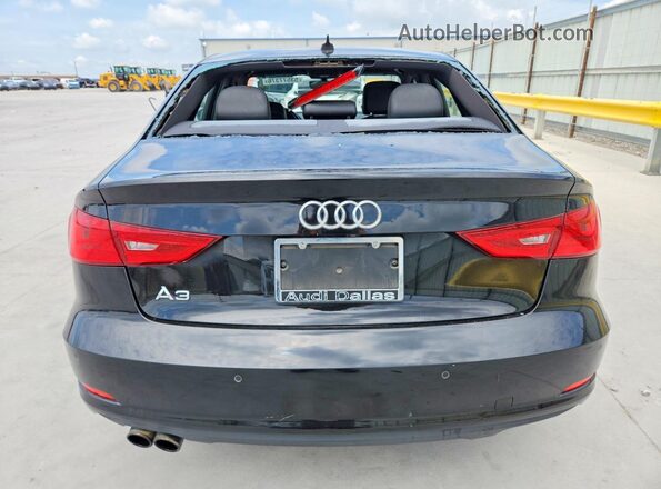 WAUA7GFF3G1061817 2016 AUDI A3 Black Вид ззаду