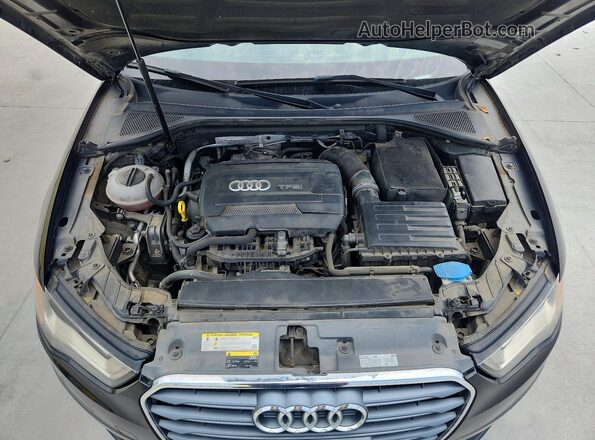WAUA7GFF3G1061817 2016 AUDI A3 Black Вид задньої частини салону