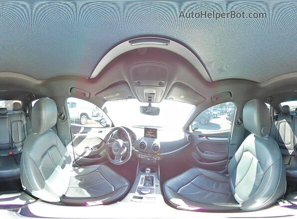 WAUA7GFFXG1040205 2016 AUDI A3 Белый Вид наклейки с VIN-кодом