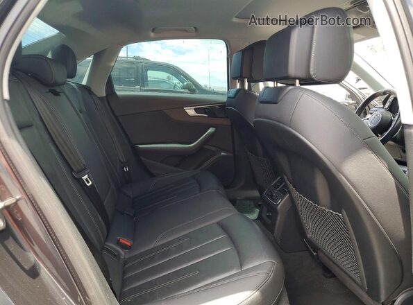 WAUABAF40MA055835 2021 AUDI A4 Gray Հետևի նստատեղերի տեսք