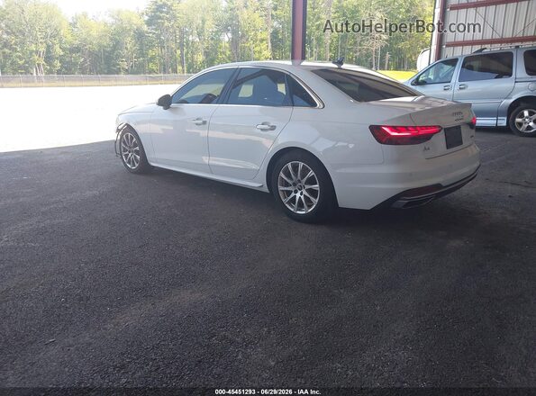 WAUABAF40MA087426 2021 AUDI A4 White Rear left