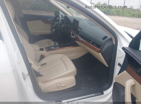 WAUABAF40NN002224 2022 AUDI OTHER White Widok wnętrza z przodu