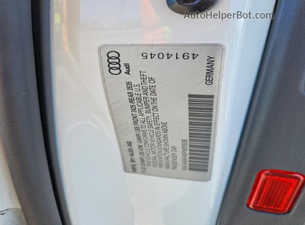 WAUABAF40PN010536 2023 AUDI A4 Белый Вид подкапотного пространства