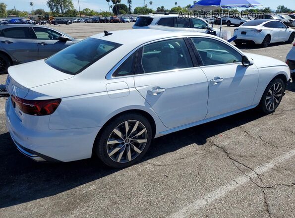 WAUABAF41MN007477 2021 AUDI A4 Белый Задняя правая четверть