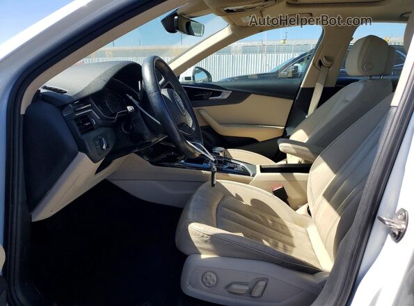 WAUABAF41MN007477 2021 AUDI A4 Белый Вид салона спереди