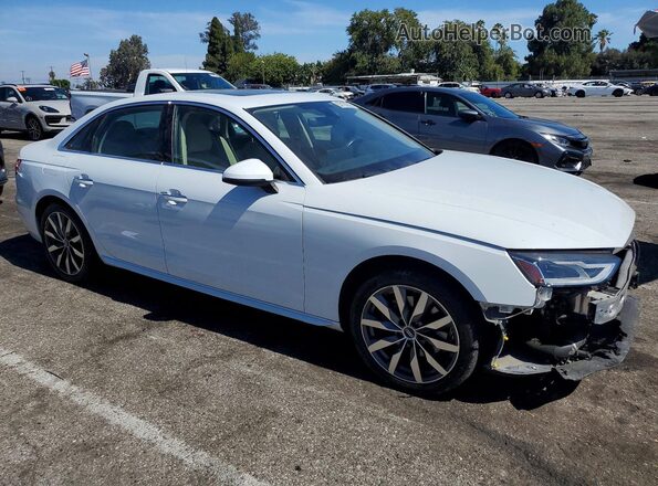 WAUABAF41MN007477 2021 AUDI A4 Белый Передняя правая четверть