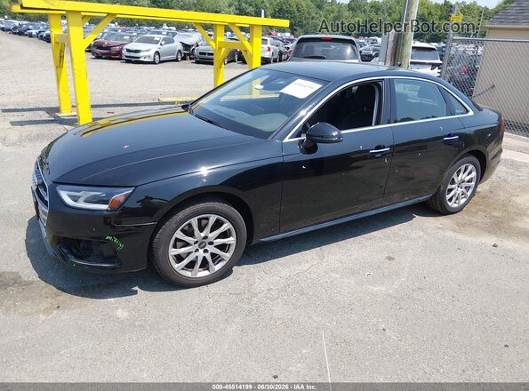 WAUABAF41MN010525 2021 AUDI A4 Black Передня ліва чверть
