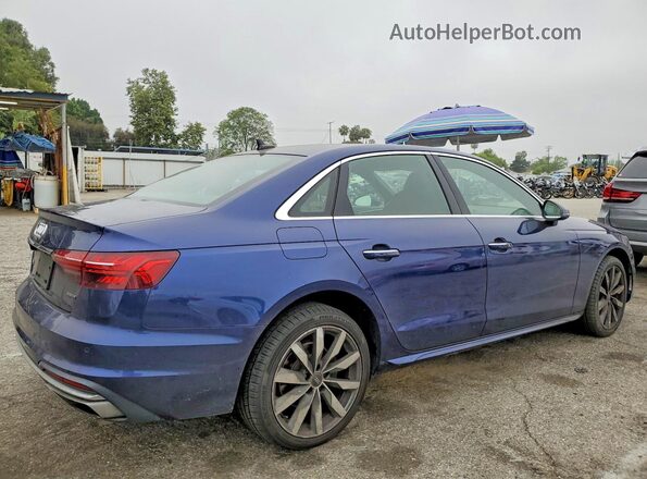 WAUABAF42NN003679 2022 AUDI A4 Синий 
