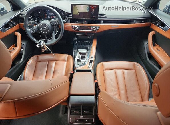 WAUABAF43NN000693 2022 AUDI A4 White Dashboard view