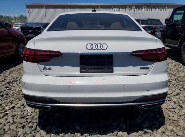 WAUABAF43PA034336 2023 AUDI A4 Белый Вид сзади