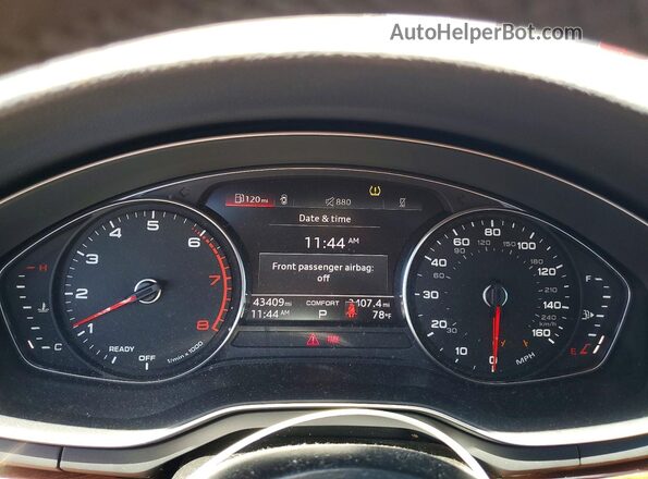WAUABAF43PA034336 2023 AUDI A4 Белый Вид щитка приборов