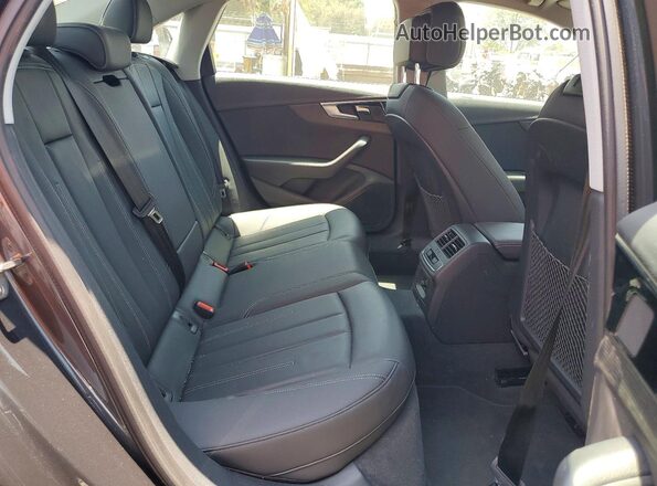 WAUABAF44MA086697 2021 AUDI A4 Gray Widok tylnych siedzeń