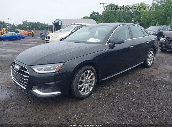 WAUABAF45MA011488 2021 AUDI A4 Black Przód lewy