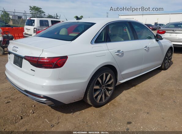WAUABAF47PA037434 2023 AUDI A4 White Задня права чверть
