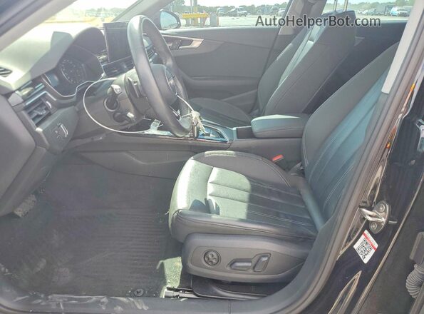 WAUABAF48MA069465 2021 AUDI A4 Black წინა სალონის ხედი