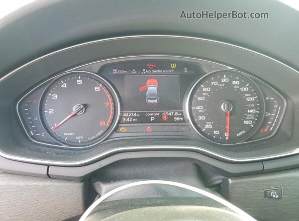 WAUABAF48MA069465 2021 AUDI A4 Black ხელსაწყოთა პანელის ხედი