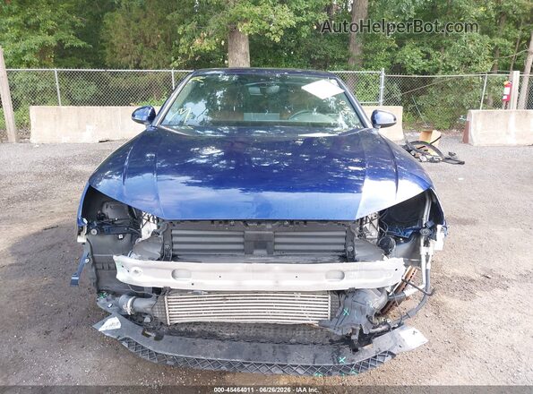 WAUABAF48MN014362 2021 AUDI A4 Blue Вид панелі приладів