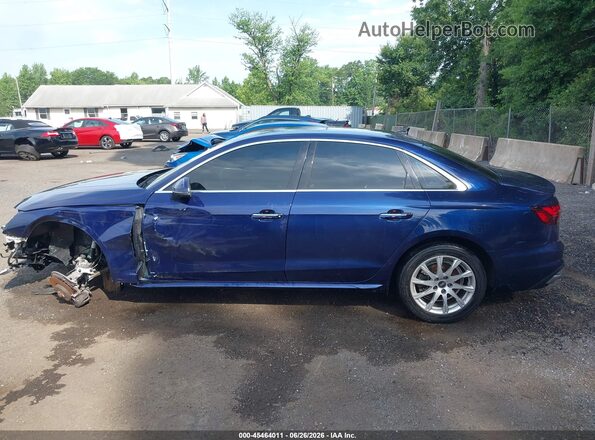 WAUABAF48MN014362 2021 AUDI A4 Blue Вид задньої частини салону