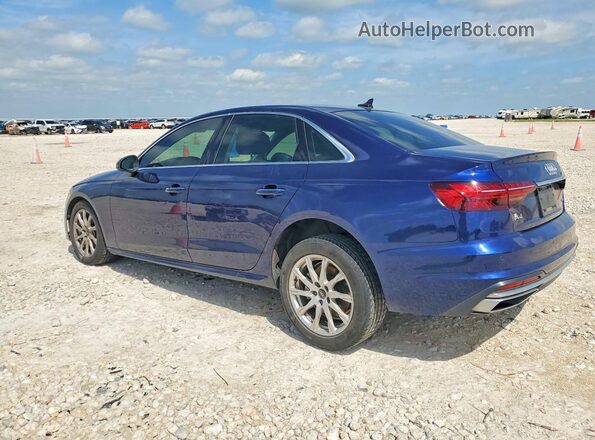 WAUABAF49NA004853 2022 AUDI A4 Blue Trasero izquierdo