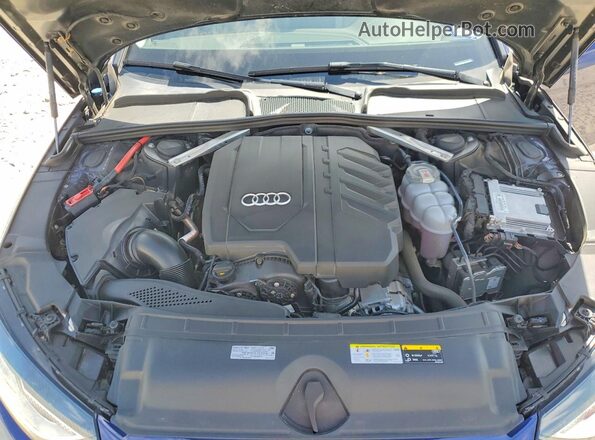 WAUABAF49NA004853 2022 AUDI A4 Blue Vista interior trasera