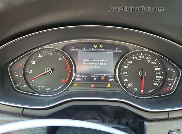 WAUABCF51MA063009 2021 AUDI A5 Blue Widok zestawu wskaźników
