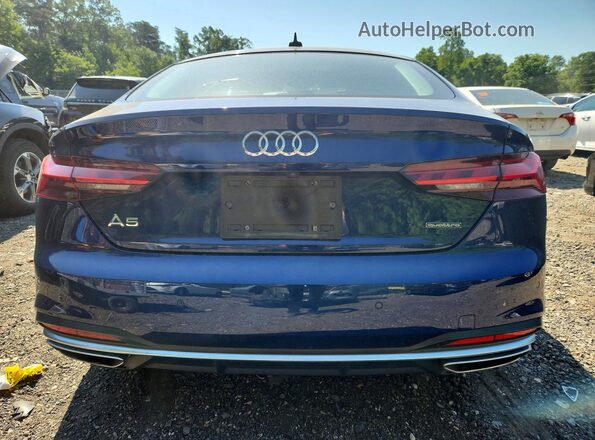 WAUABCF51MA063009 2021 AUDI A5 Blue Widok z tyłu