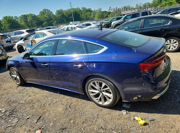 WAUABCF51MA063009 2021 AUDI A5 Blue Tył lewy